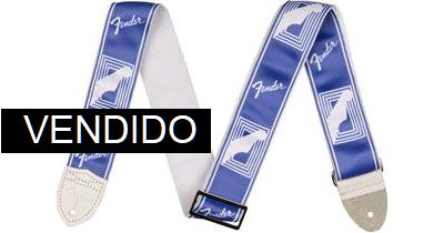 Fender Monogrammed Strap Lake Placid Blue